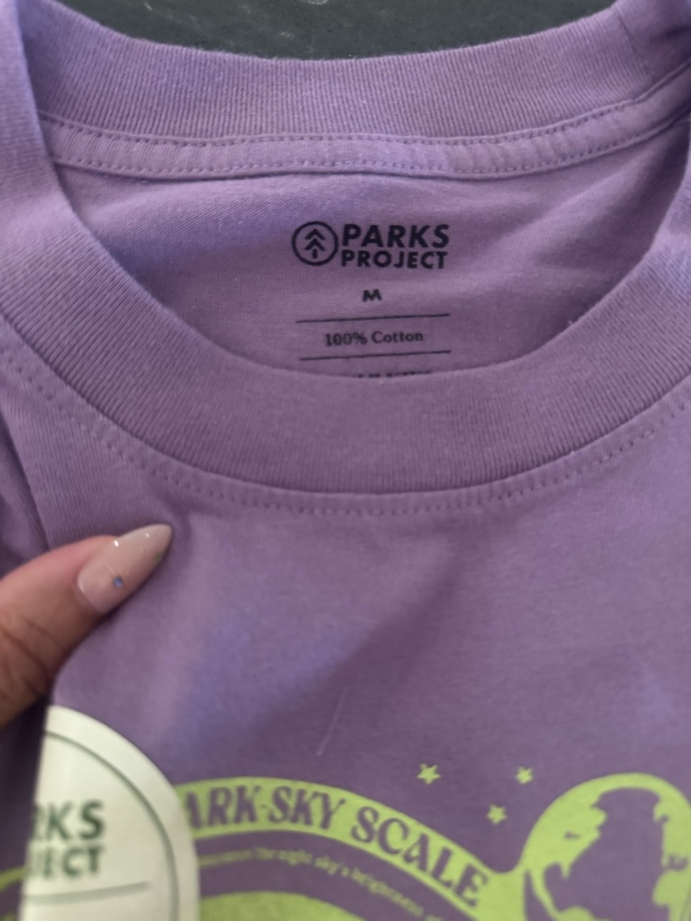 Dark Sky Scale Tee (Purple) – NWT - Picture 5 of 5